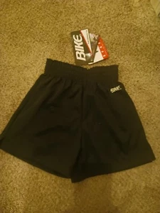 Vintage BIKE gym shorts kids size medium black....NEW WITH TAGS! - Picture 1 of 4