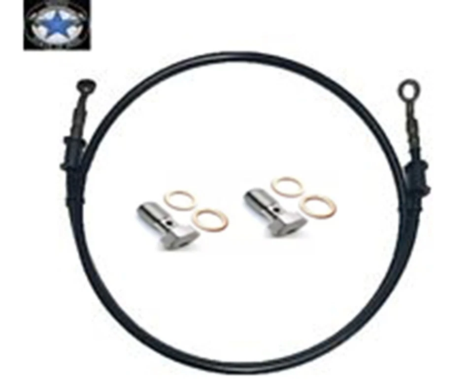 NUEVA línea de manguera trenzada de freno delantero para HONDA 2004-2023 CRF250R Foto 1 de 1