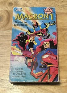 Macron 1: Flight of the Battle Robots (VHS, 1989, Saban Productions) OOP Anime - Picture 1 of 3