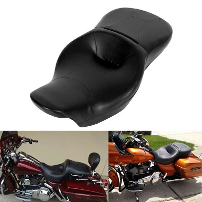 Rider Passenger Seat For Harley Touring Road King Street Glide Road Glide 09-23 - Image 1 of 4