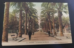 AK Hyères le boulevard des palmiers zirkuliert - Bild 1 von 2