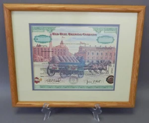 Gerahmt 1993 Red Bell Brewing Company PA Stammaktienzertifikat Präparat - Bild 1 von 4