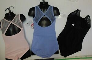  CAPEZIO Sweet Pea 11681C Mesh tank leotard 3 colors fully lined ballet class