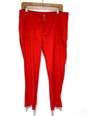 Pantalones Jofit Rojo Sólido Poliéster Spandex Cremallera 8 Golf Exterior Verano SPF50  Foto 1 de 4