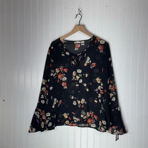 Blusa de Gasa Floral Bug de Moda 22/24 | Top Campana Boho Campesino Romántico - Imagen 1 de 8
