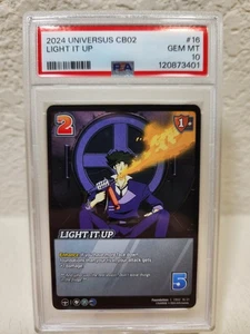 Cowboy Bebop Trading Card Light It Up Spike Spiegel PSA 10  - Picture 1 of 2