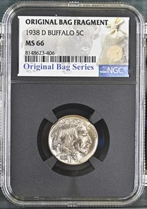 1938 D Nickel Indian Head or Buffalo NGC MS-66 D - Picture 1 of 2