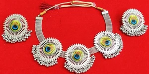 Kuchi Tribal Choker Belly Dance Necklace Jewelry Indian Banjara Rabari Bohemian - Picture 1 of 6