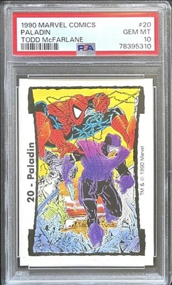 PALADIN SPIDER-MAN PSA 10 *POP 1* #20 1990 Marvel TODD MCFARLANE GEM MINT 💎  - Image 1 of 4