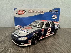 2003 Rusty Wallace #2 Miller Lite The Victory Lap Signed 1:24 NASCAR Action MIB - Picture 1 of 12
