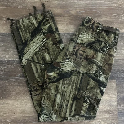 Pantalones Cabelas Para Hombre 30x30 Verde Realtree Camuflaje Cintura Ajustable Caza Carga Pantalón Foto 1 de 4