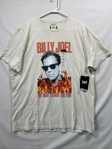 Lee Billy Joel Shirt We Didn't Start The Fire 100% Cotton Size XL - Picture 1 of 5