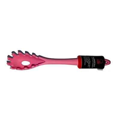 NWT Chef Craft High Temperature Dishwasher Safe Silicon Spaghetti Fork Pink - Image 1 of 4
