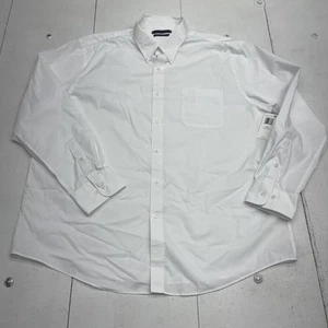 Tommy Hilfiger Shirt Mens 2XL 18 34/35 White Wrinkle Free Button Down Dress - Picture 1 of 8