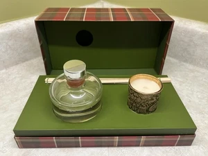 Pottery Barn Frazier Tannendiffusor & Windlicht Geschenkset 07513 mit 7 diffusierenden Schilfblättern - Bild 1 von 5