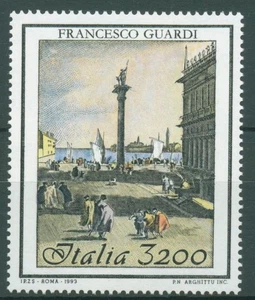 Italien 1993 Kulturelles Erbe Gemälde La Piazzetta 2276 postfrisch - Picture 1 of 1