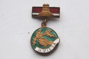 Russian Lithuania Championship 1950-60 2nd place Badge Nice Grade !!! - Picture 1 of 2