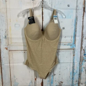 Bali Ultra Light Body Briefer Shaper Firm Control Underwire Suit Stretch Lace 40 - Picture 1 of 17
