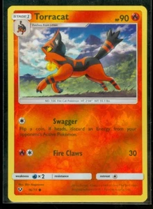 Pokemon Torracat 16/73 - Leuchtende Legenden - Rev Holo - MINT - Bild 1 von 1