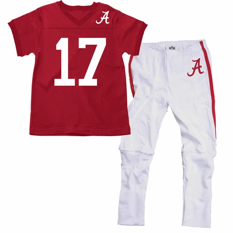 Wes and Willy Alabama Short Sleeve Pajama Set Kids 5 Cover