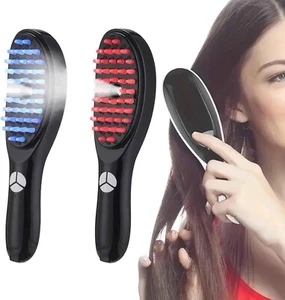 Spazzola Vibrante Per La Crescita Dei Capelli, Pettine Elettrico Per Massaggio D - Foto 1 di 4