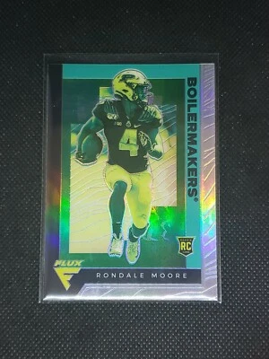 2021 Panini Chronicles Flux RONDALE MOORE RC #245 SILVER PRIZM Cardinals ROOKIE - Image 1 of 2