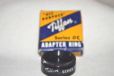 Tiffen NEW Series "C"  Metal Screw-In Adapter "H" w Retng Ring USA (A-21) - Image 1 of 4