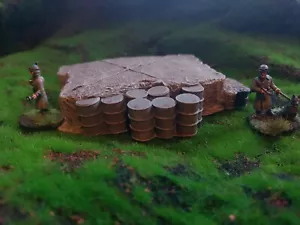 NUEVO 28mm FUEL DUMP Objetivo Segunda Guerra Mundial para Bolt Action 02Cientas Horas y Más - Imagen 1 de 3
