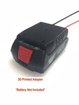 TERRAFIRMA battery adapter for Bosch 18v dock power connector 18 volt12 gauge robotics