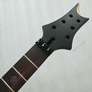 Maple Electric Guitar Neck parts 24 fret 25.5inch rosewood fretboard real inlay