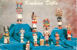 Colección de muñecas Kachina postal de indios nativos americanos del suroeste - Imagen 1 de 2