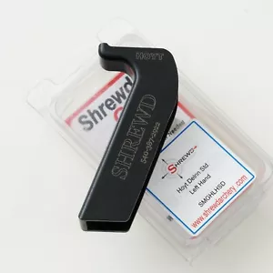 Shrewd Archery Grip for HOYT. LEFT hand, DELRIN, STD Heel, new in pack. SMGHLHSD - Picture 1 of 2
