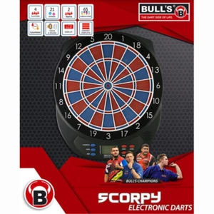 Bulls 67963 Elektronisches Dartboard Dartscheibe inkl 6Darts 2 Loch mit Netzteil - Picture 1 of 1