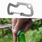 Lightweight D Shape Carabiner with Quick Release and Bottle Opener Features