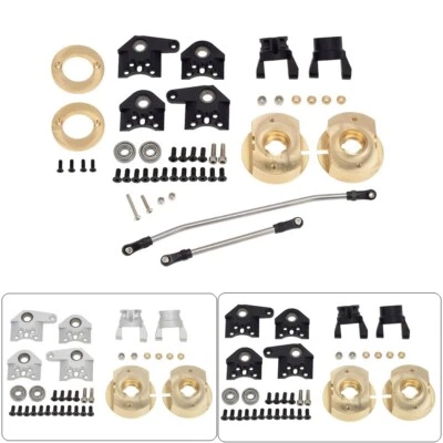 Brass Steering Knuckles Weight Set For 1/10 RC Crawler Axial Wraith 90018 RR10 - Image 1 of 4