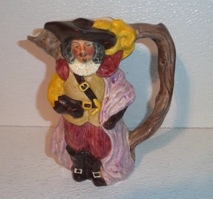 Brocca Moschettiere Sylva Ceramics Staffordshire England 5,75" vintage da collezione - Foto 1 di 3