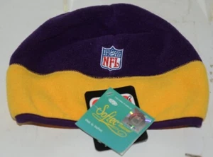 Puma Pro Line Authentic NFL Licensed Minnesota Vikings Purple Yellow Beanie - Picture 1 of 4