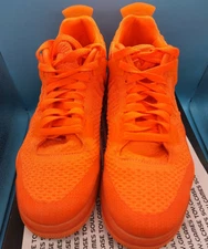retro 4 flyknit orange