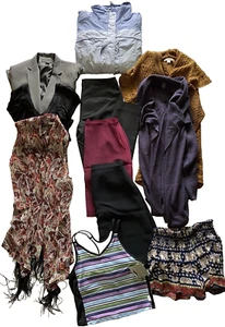 Women sz 8 and Medium mixed clothing lot 11 pieces Columbia Bauer Claiborne Avia - Picture 1 of 13