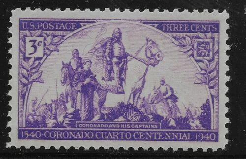 US Scott #898, Single 1940 Coronado Expedition 3c FVF MNH - Image 1 of 1