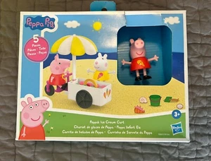 Peppa Pig Peppa's Ice Cream Cart 5 Piece  Action Figure Playset  New - Picture 1 of 2