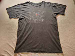 HEINEKEN BIER "SHARE THE GOOD" Herren T-Shirt Gr. L grau 100% Baumwolle - Bild 1 von 4