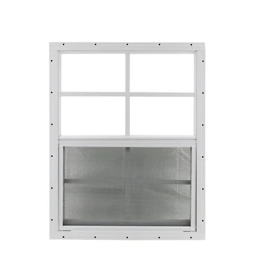 Сарай окно 24 x 27 безопасности / закаленное стекло белый заподлицо игровой домик домик на дереве - Изображение 1 из 4