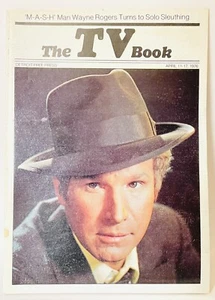 DAS TV-BUCH Detroit Free Press 11. April 1976 Wayne Rogers, Mash Trapper, John - Bild 1 von 1