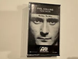 Phil Collins Face Value Cassette Tape 1981 1st U.S. Release Classic Rock Genesis - Foto 1 di 6