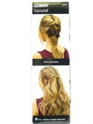 ORIGINAL CONAIR TOPSY TAIL ALL IN ONE HAIRSTYLING TOOL (55579) - Image 1 of 4