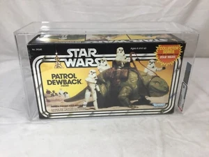 1983 Star Wars Patrol Dewback Collector Series Boxed Graded AFA 80 Sealed MISB - Picture 1 of 10