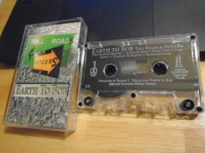 RARE OOP Earth to Bob CASSETTE TAPE Toll Roads & Detours '96 INDEPENDENT Badlees - Image 1 of 2