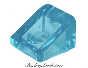 NEU Lego 30 1x1 x 2/3 trans-hellblau - 5 PISTEN - NEU - Bild 1 von 1