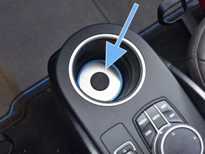 Stahlabdeckung für BMW i3 i3S | 1-Stk Getränkehalter Tuning Zubehör 120 Ah 94 Ah - Picture 1 of 2